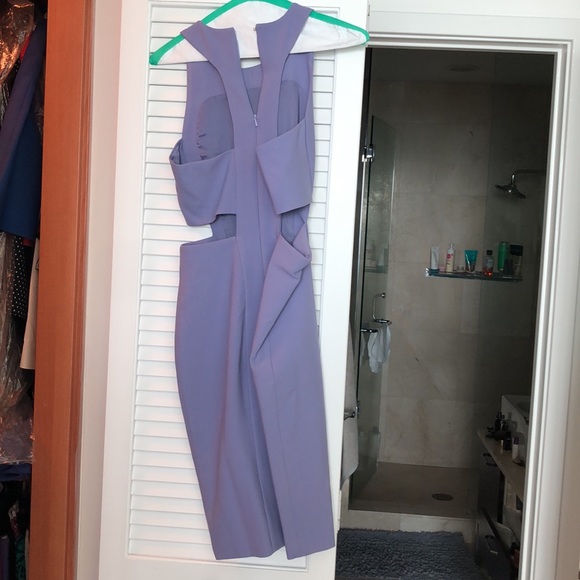 Elizabeth & James sz 4 periwinkle cut out dress - Picture 2 of 4